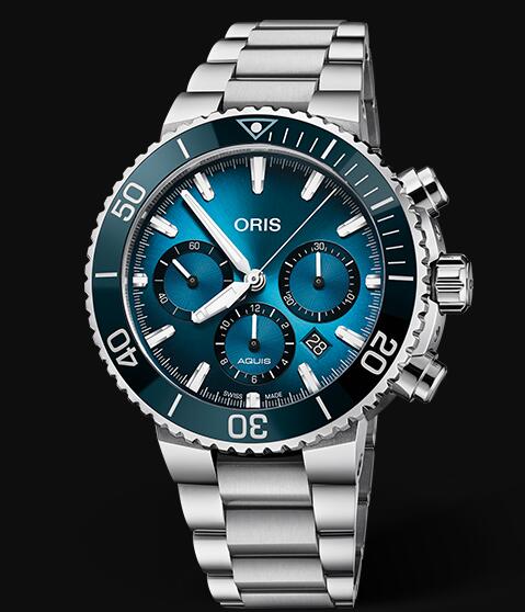 Oris Aquis 45.5mm BLUE WHALE LIMITED EDITION 01 771 7743 4185 Replica Watch